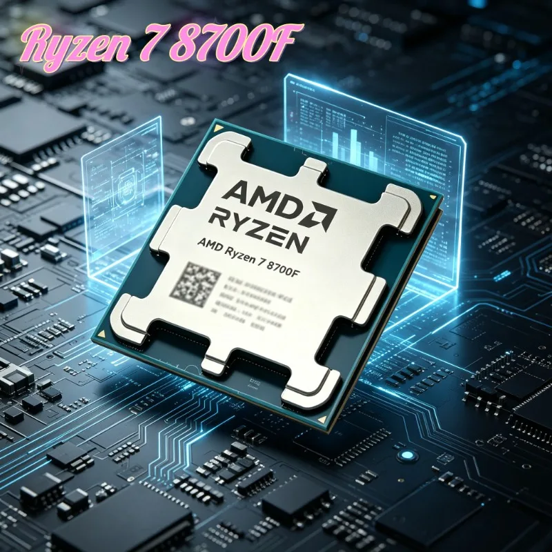 

AMD R5 8400F Desktop Loose CPU AM5 Interface 4nm 65W 16MB L3 Cache 4.2-4.7GHz DDR5 Gaming Chip
