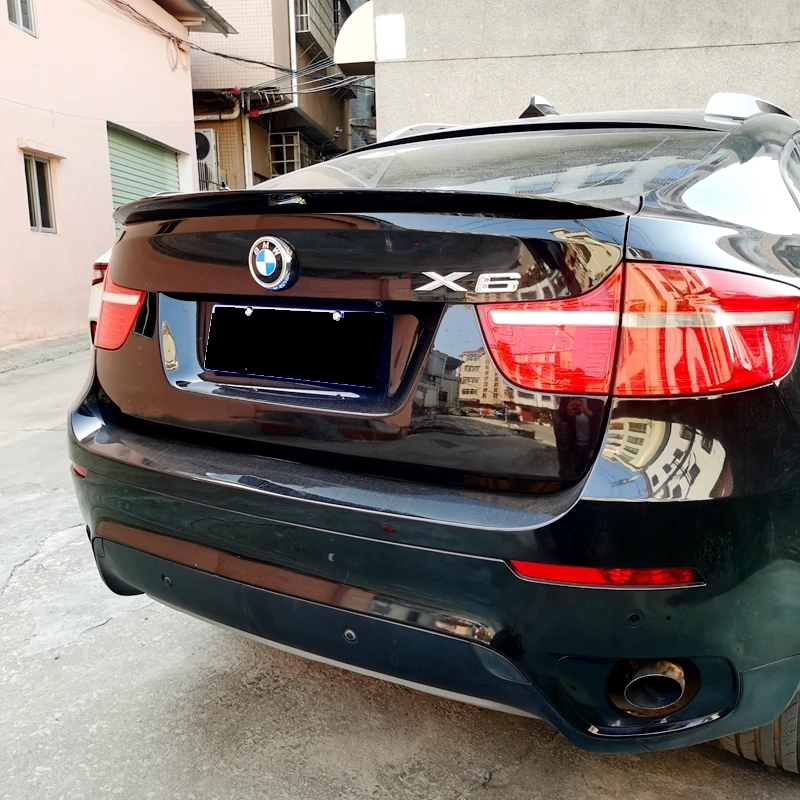 Wysokiej jakości ABS samochód stylizacja X6 E71 tylny Spoiler skrzydełko do BMW X6 E71 MPerformance styl 2008 2009 2010 2011 2012 2013 2014