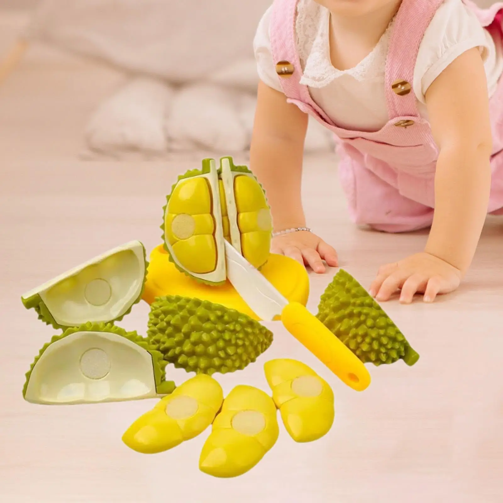 Simulation Durian Toy Children's Educational Toy Durian Cutting Board Kitchen