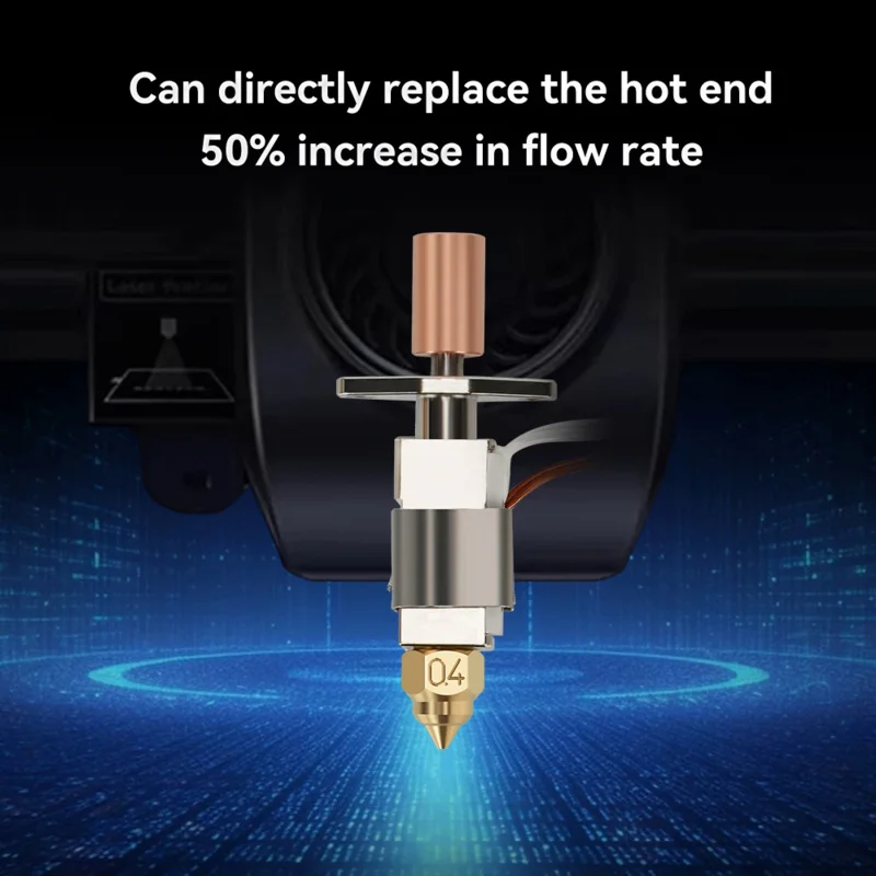 Hotend Updated KIT For Creality K1 Max 550°C High Temperature for 3D Printer Ceramic Heating Block Kit