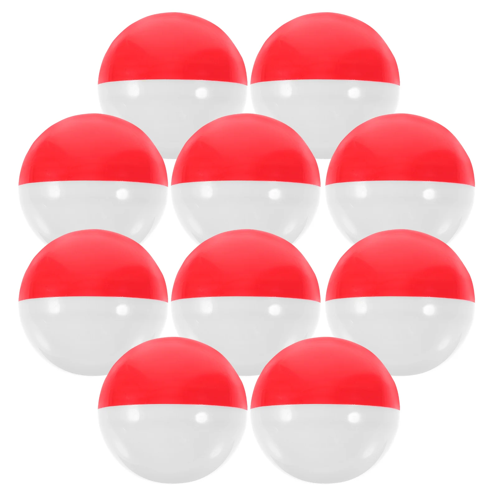 Hollow Bingo Ball Round Shell Inflatable Christmas Decorations Fillable Balls White Red Containers Prizes