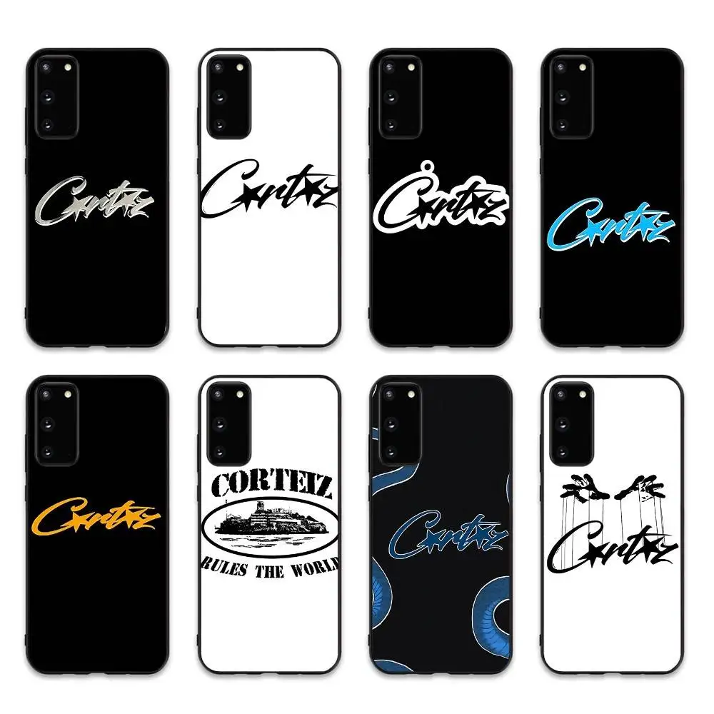 Hot Fashion Brand C-Corteiz Phone Case For Samsung S 24 Fe 25 Ultra Plus 20 Lite 21 30 22 23 24 22 Ultra 5G Fundas
