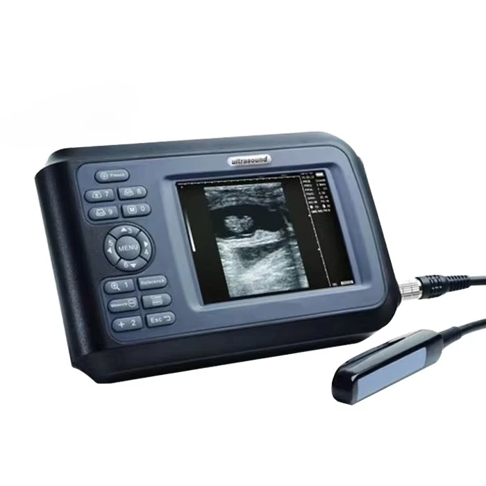High Resolution Quality Veterinary Black and White Miniature Palm Ultrasound Scanner Rectal Probe
