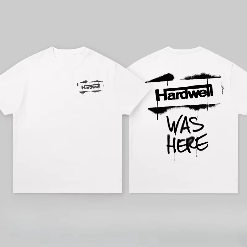 2026 Simple Circular Emblem Double‑Sided Printing Short‑Sleeve T‑Shirt For Kids Adults Urban Street Style Crew Neck Tee