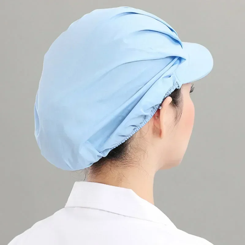 Dust-proof Hats Bar Cap Restaurant Both Full Cloth Cafe Kitchen Chef Waiter Bakery Work Anti-grease Fumes Workshop Sexes