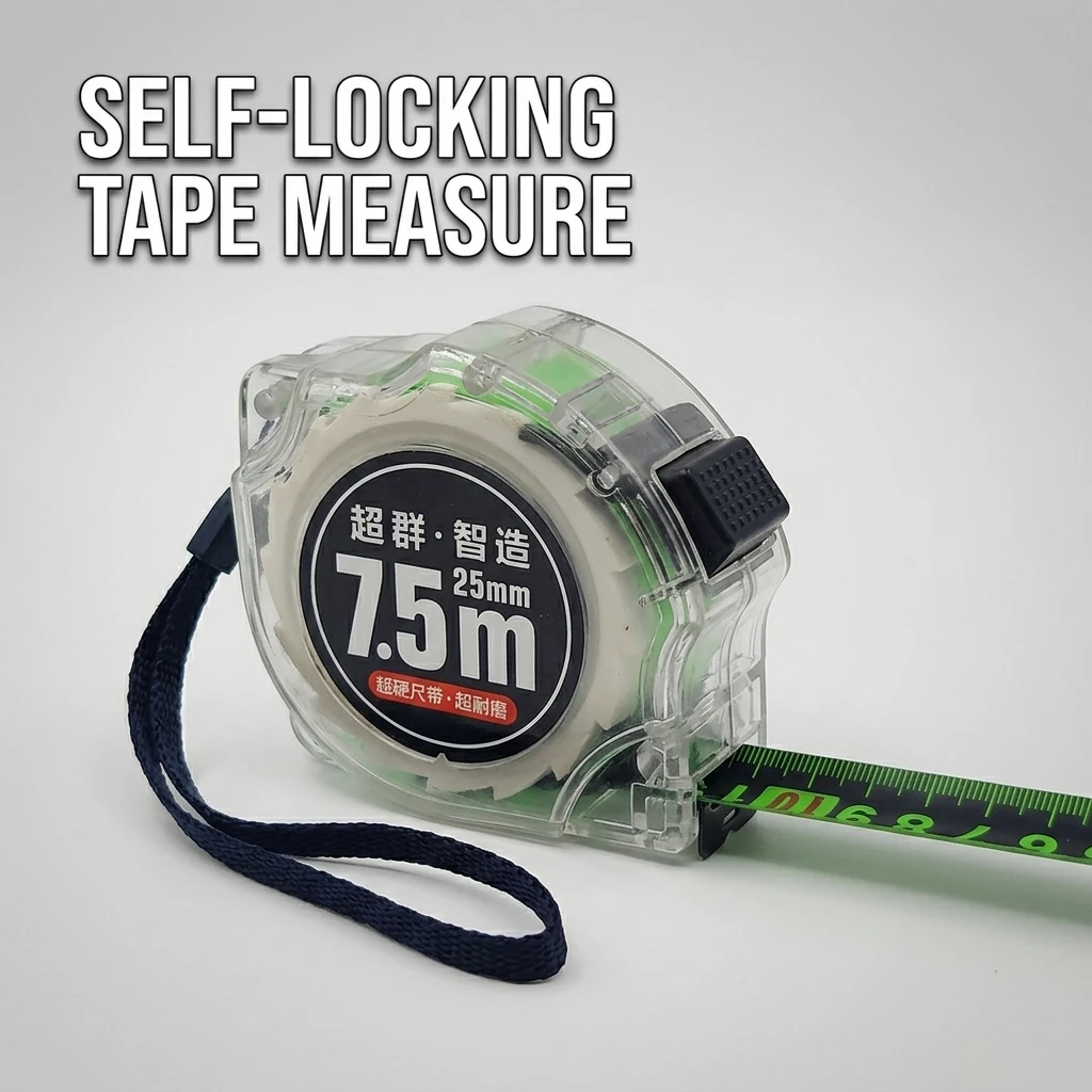 10M Tape Measure 7.5m Measuring Tape Heavy Duty Retractable Ruler Professional Construction Tool DIY Hand Tools with Auto Lock