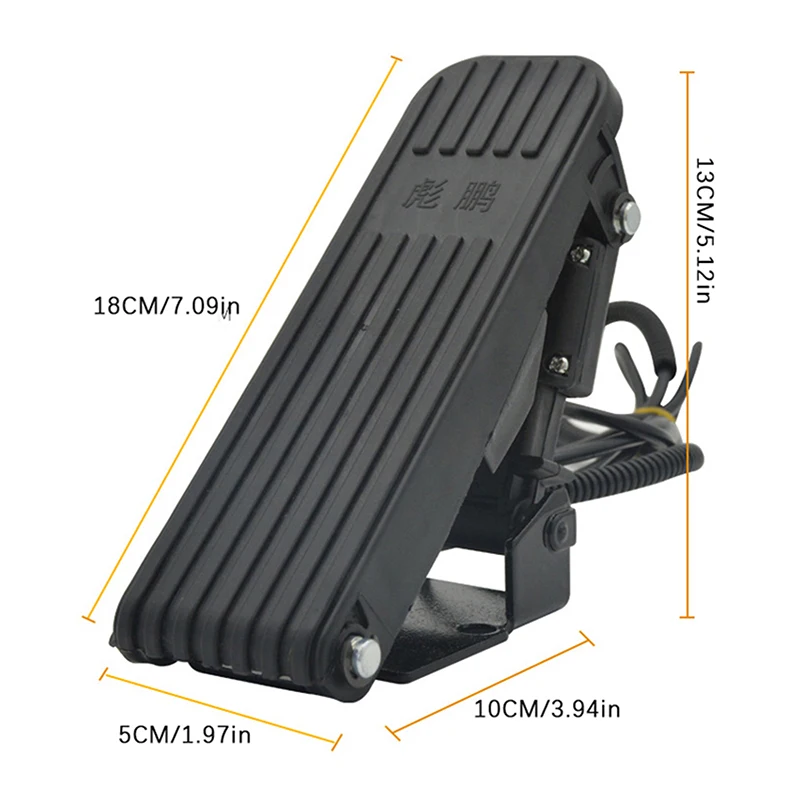 Foot Pedal Electric Bike Scooter Throttle E-bike Electric Tricycle Accelerator Pedal Speed Control Motorcycle Throttle