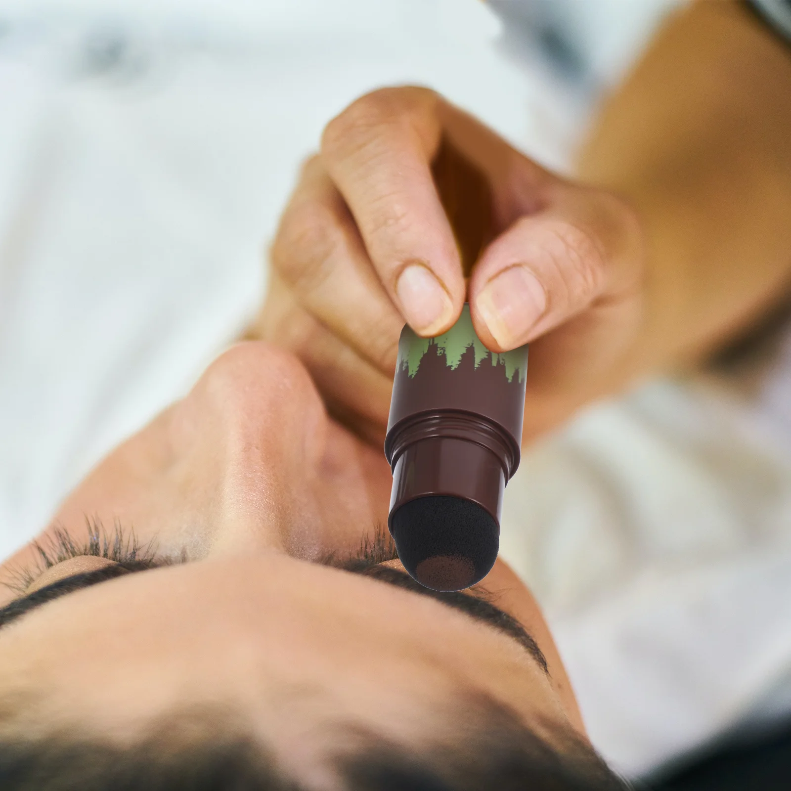 ปากกาฟองน้ำปกปิดผมบาง 2 ชิ้น สำหรับปกปิดโคนผมขาวและบริเวณผมบาง