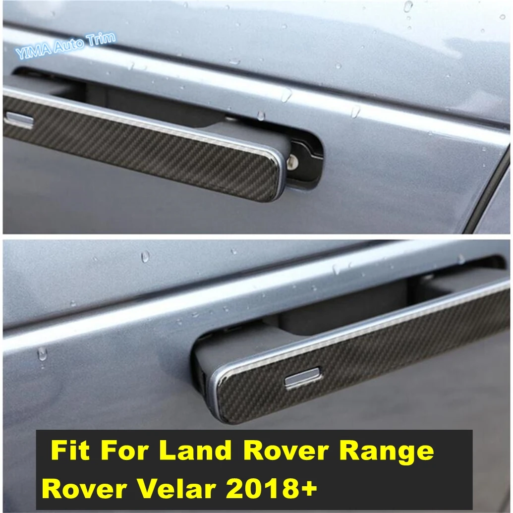 Side Door Handle Frame Protection Decor Frame Cover Trim For Land Rover Range Rover Velar 2018 - 2022 Car Exterior Accessories