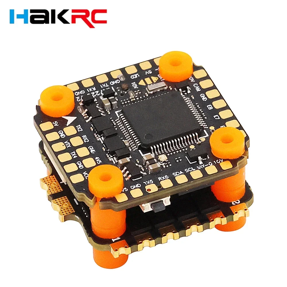 HAKRC F7220 V2 F7 Mini Flight Controller Dual BEC W/ 35/40/45/60/65A 4in1 ESC DShot150/300/600/1200/ PWM for RC FPV Racing Drone