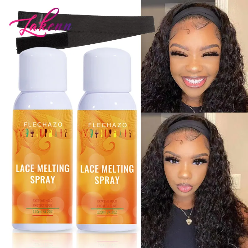 

Melting Spray For Lace Wigs Quick Dry Invisible Lace Melting And Holding Spray Strong Hold Liquid Wig Spray With Lace Melt Band