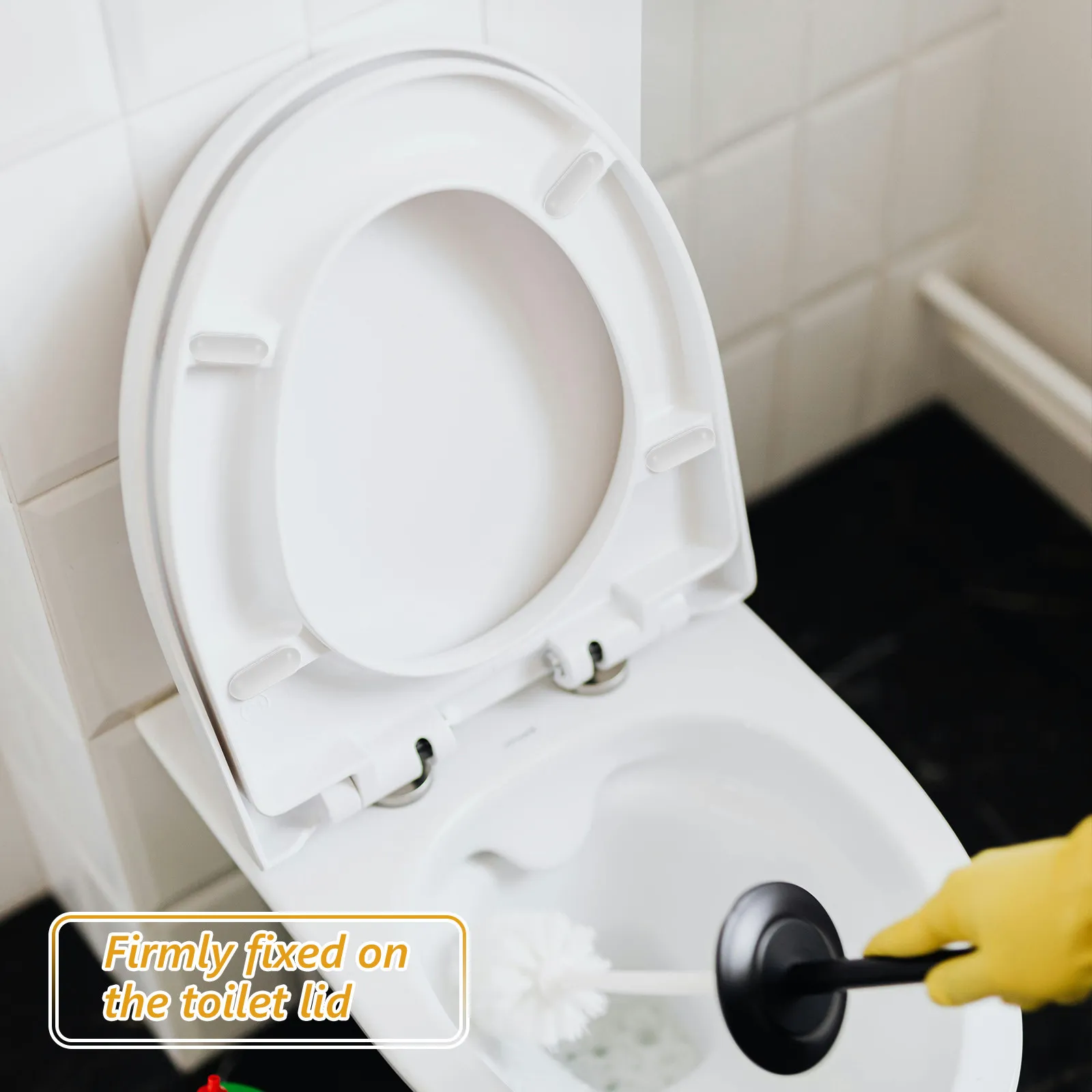 Universal Toilet Seat Bumper Pads Set – Quiet Lid Closure, Non-Slip Buffering, Bidet Compatible
