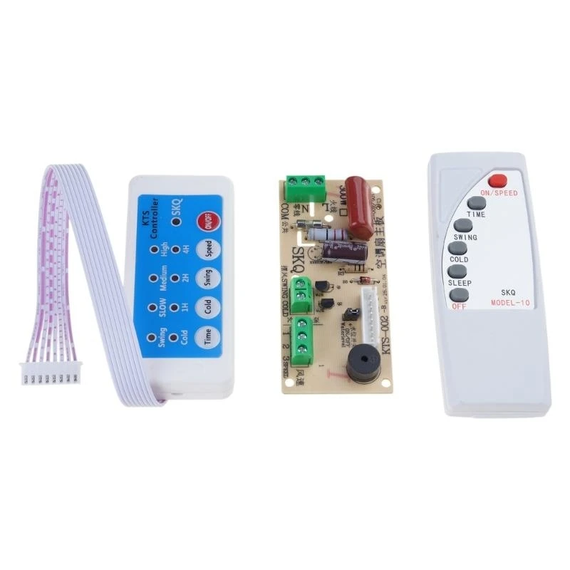 Universal Fan Circuit Board Cooling Fan Board Plastic Remote Control Board