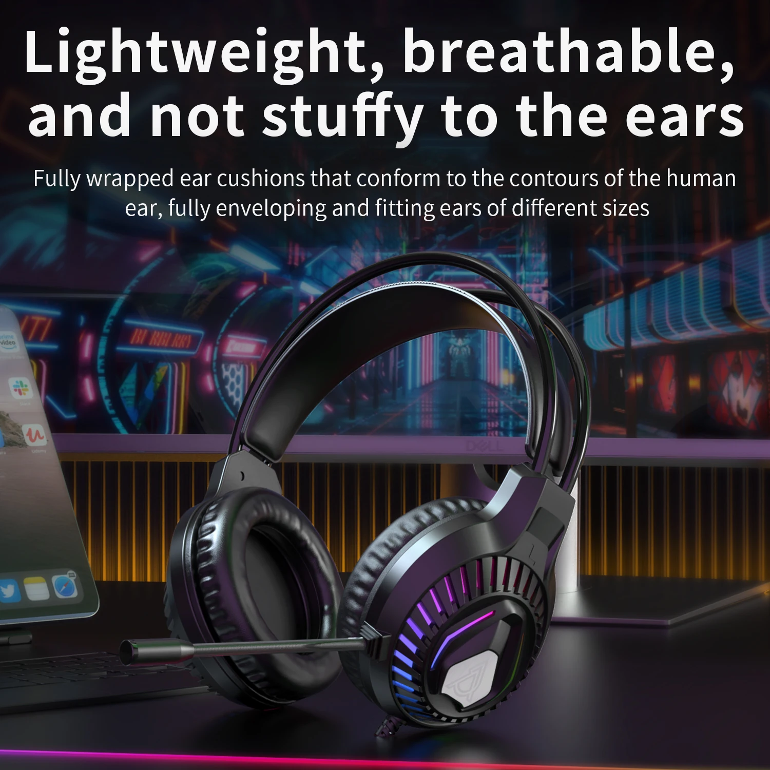 AJAZZ AT120 three-in-one set-mouse, keyboard, headset-wired combination set-game-office-leisure-gift