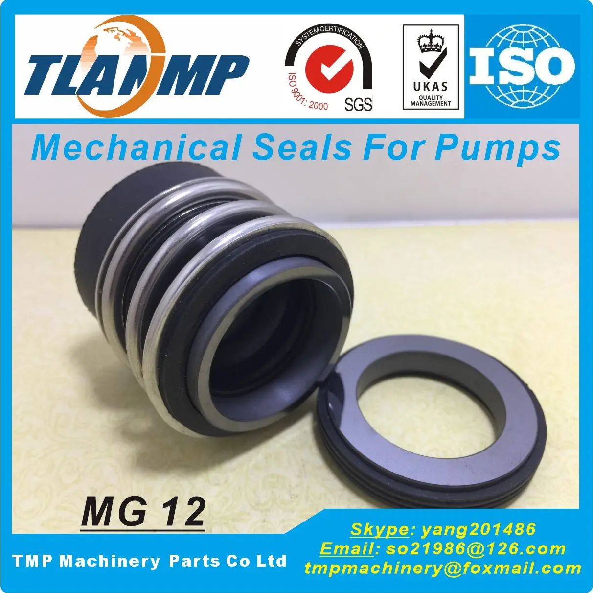 MG12/22-G6 , MG12/22-G60 , MG12-22 , MG12/22-Z TLANMP Mechanical Seals for Wi-lo MVI 16/32/52 Pumps