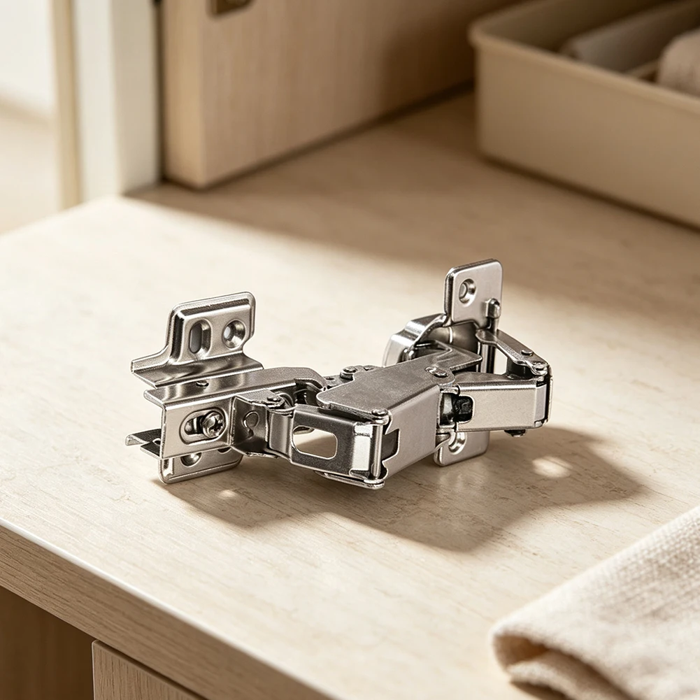 180 Degree Full-Extension For Soft-Close Hydraulic Cabinet Hinges for Heavy-Duty Use with 35mm Cup Bore Compatibility
