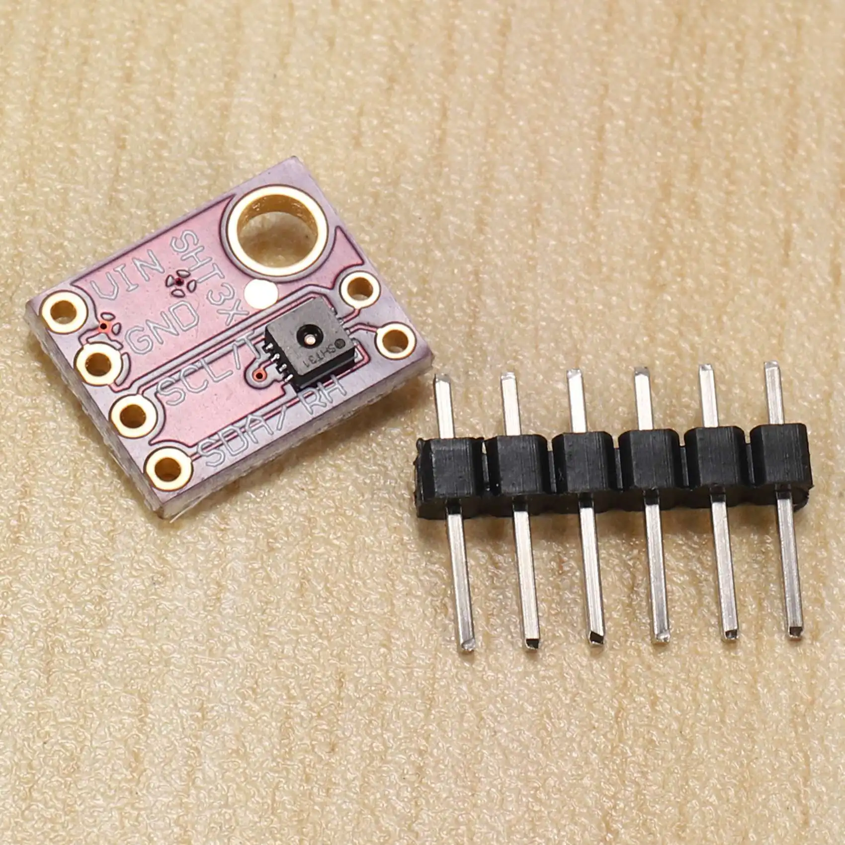 -MEOF 3Pcs SHT31-D Temperature Humidity Sensor Digital Output Sensor Module IIC I2C Interface 3.3V For Arduino Raspberry Pi