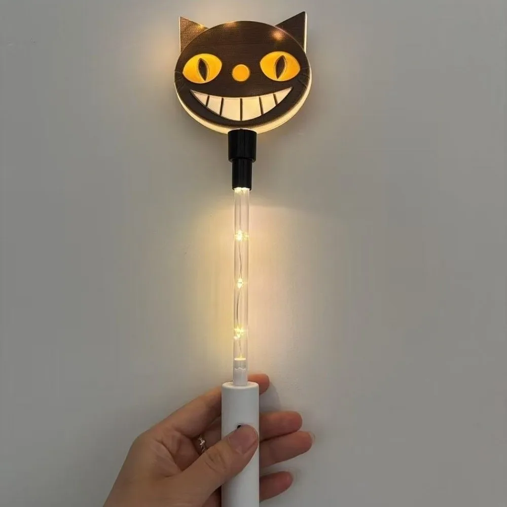 Luminous Handheld Glow Stick Ghost Pumpkin Halloween LED Glowing Stick Devil's Eye Dark Style Light Up Wand Party Photography