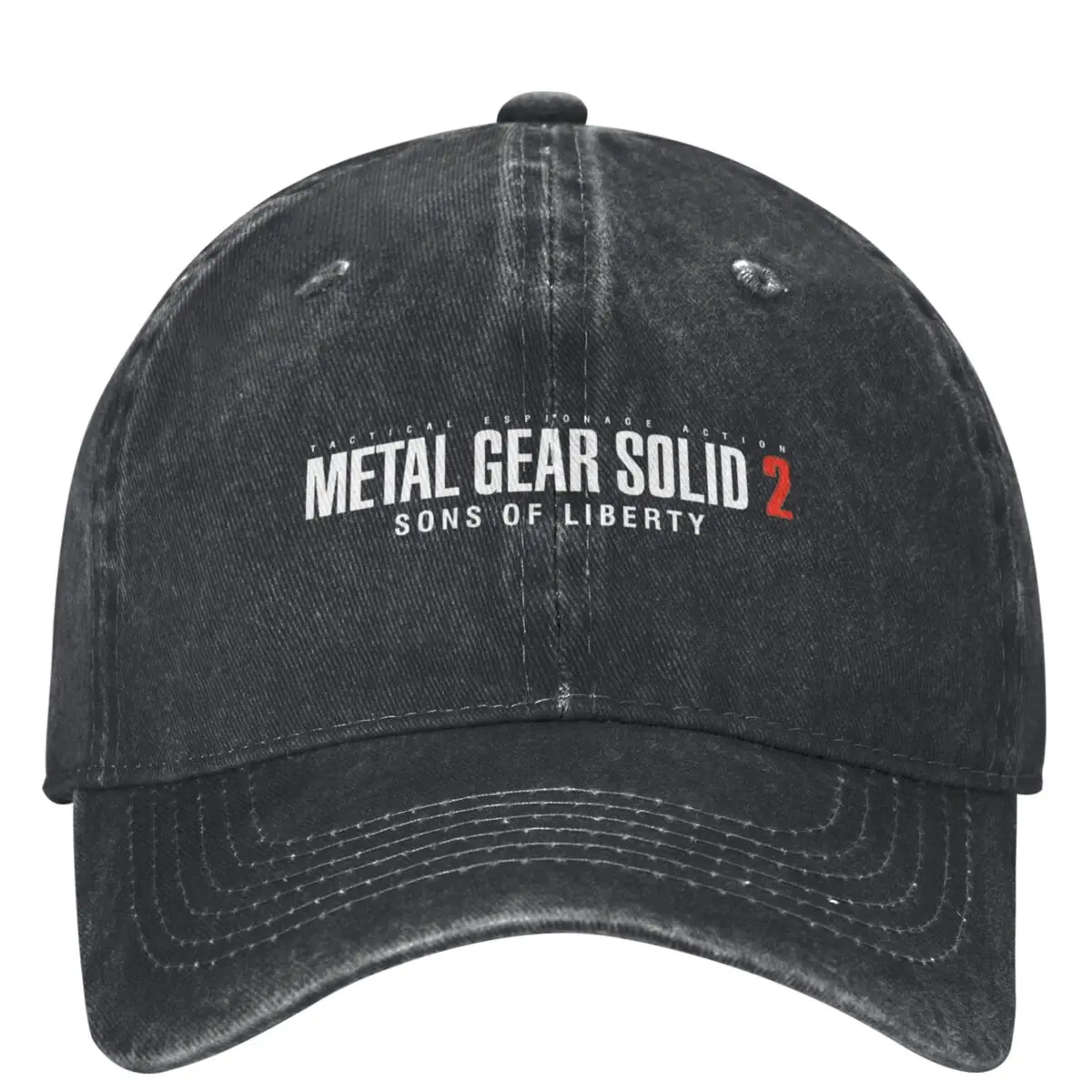 Metal Gear Solid 2 Sons Of Liberty Baseball Caps Merch For Men Women Vintage Distressed Washed Hats Sun Cap Adjustable