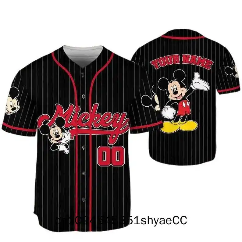 Custom Mickey Mouse Jersey Shirt, Mickey, Donald And Goofy Shirt, Disney Trip Shirt, Family Vacation Baseball Shirt, Birthday Gi