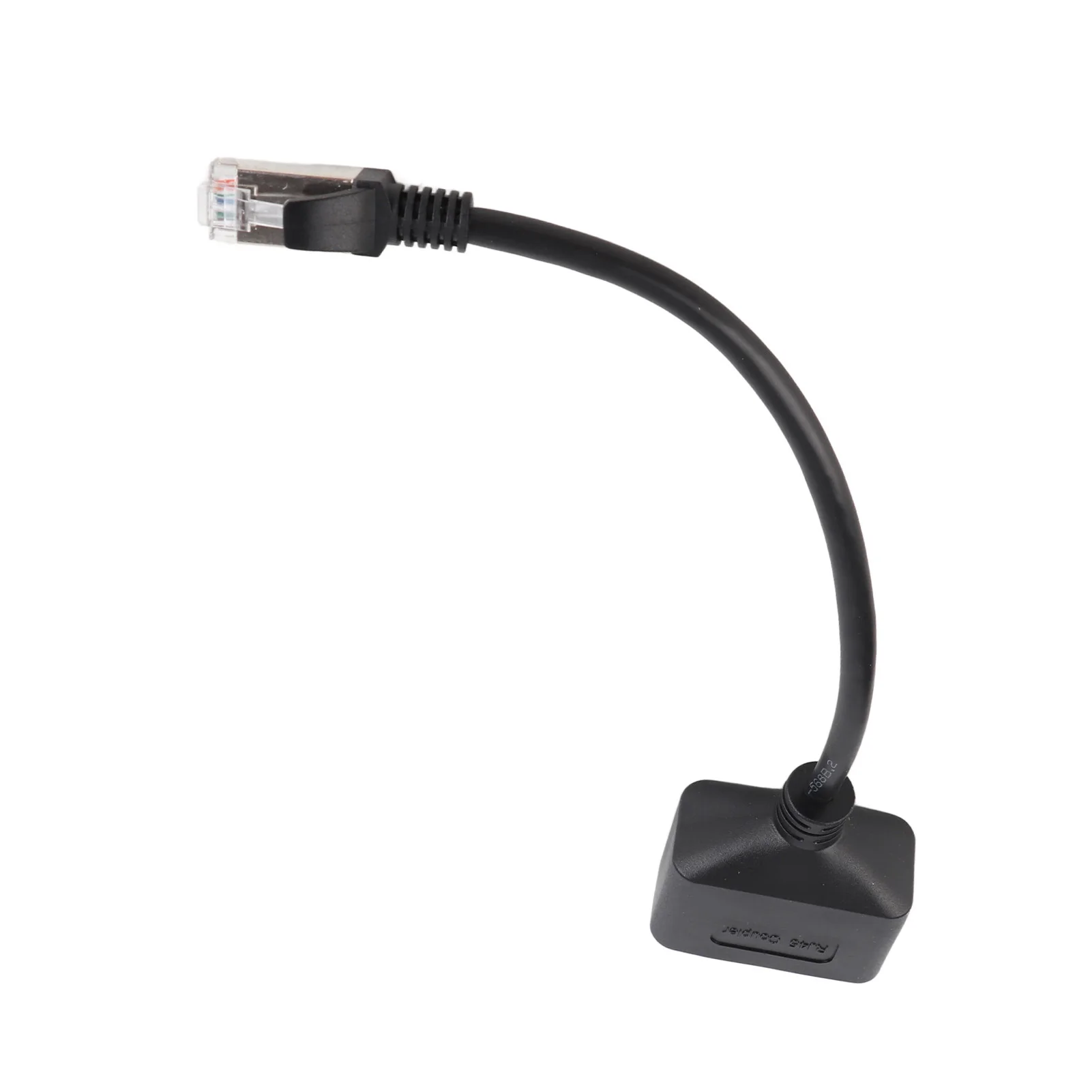 RJ45 Ethernet Splitter Cable Gold Plated  1 To 2 Port Longer Service Life RJ45 Y Splitter Adapter for Home for Office