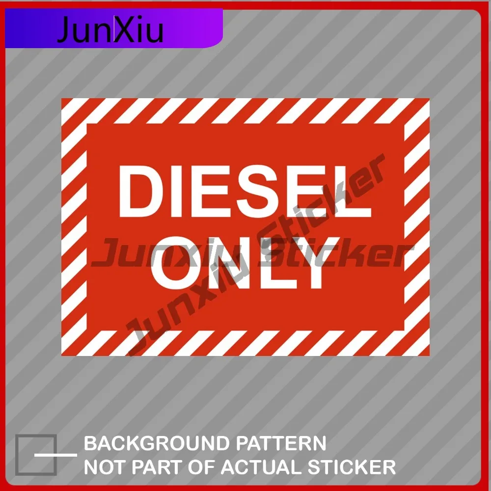 

Diesel Only Sticker Decal Vinyl Fuel Hazard Warning Scratch-proof Exterior Decal Accessories Adventure Motorcycle Stickers Fake