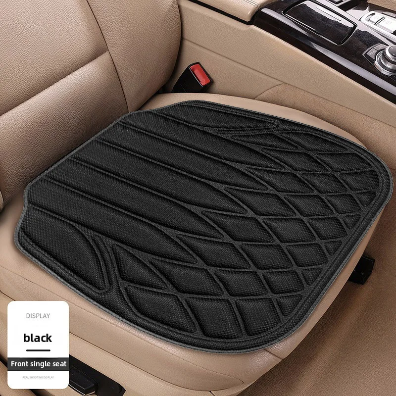 Premium Universelle Ganzjahres-Autositzauflage, Atmungsaktive Latex-Polsterung, Vorder- und Rücksitzschutz-Matte Auto-Innenausstattung – Detail 3