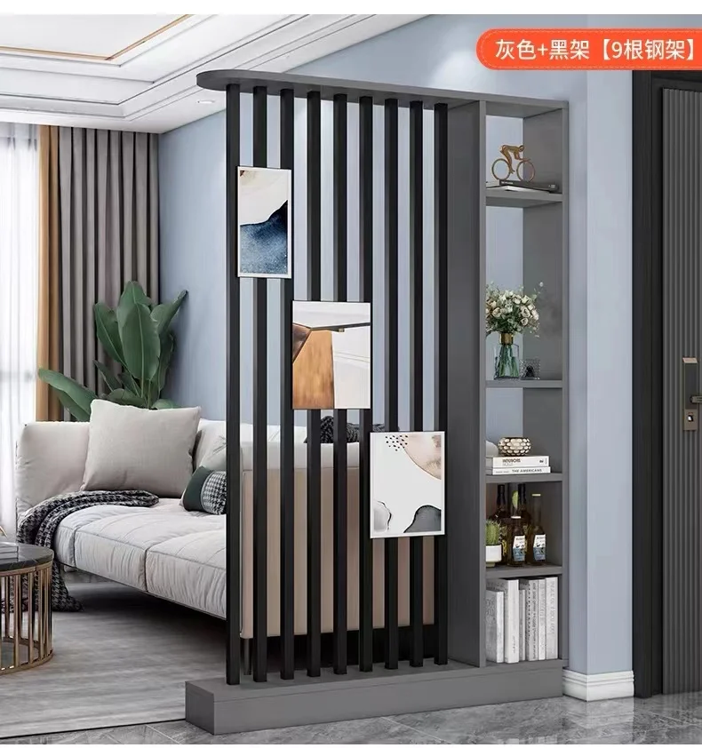 

Shelf entrance door screen living room home new Chinese simple seat screen solid wood light luxury entrance