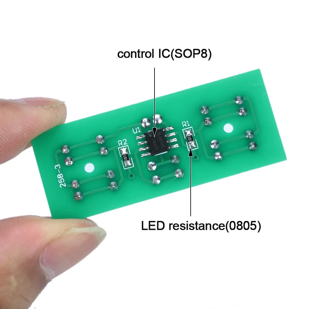 DIY electronic LED Flashlight soldering Kit SMD components Board for beginner