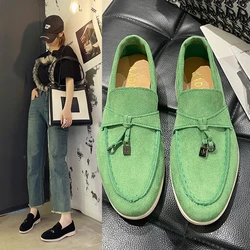 Designer Women's Luxury Suede Loafers2023 Flat Shoes , Men's Driving Sports Shoes Casual Shoes Walking Shoes