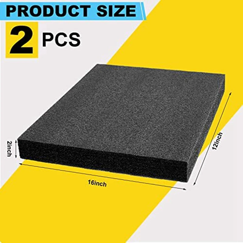 AA58 Polyethylene Foam 16X12X2Inch Polyethylene Foam Sheet Thick Foam Padding Foam Inserts for Crafts Polyethylene Foam Pad