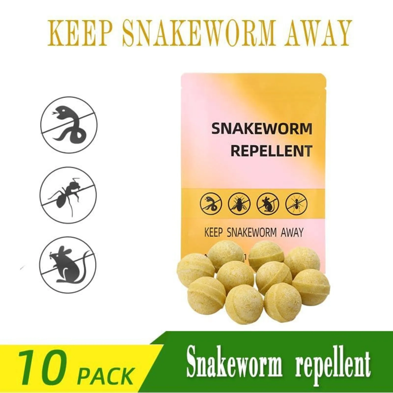 

Natural Effectively Snake Repelling Large Particles Snake Pills Strong Snake For Outdoor Garden Insect Snake Snake Granules