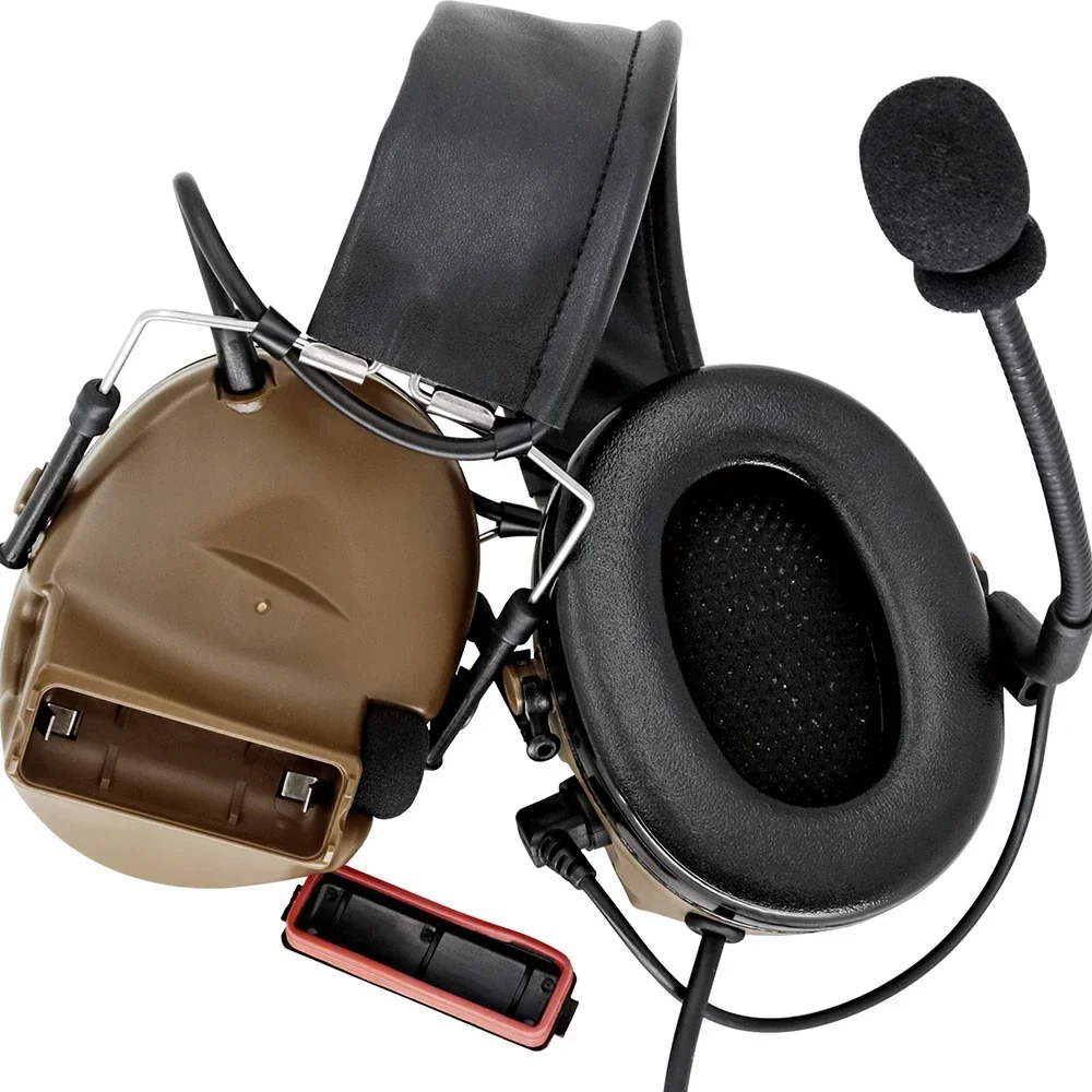 HEARING TACTICAL COMTA Headset Proteção auditiva COMTA II Fone de ouvido tático Captador de redução de ruído Airsof Shooting Earmuffs