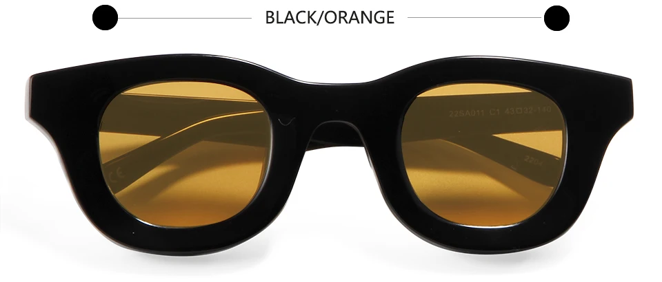 Rhud Designer-Sonnenbrille aus Acetat für Damen, Markendesigner, übergroße runde Farbtöne, Thierry Hip-Hop-Stil, Herren-Sonnenbrille, kein Markenlogo – Detail 3