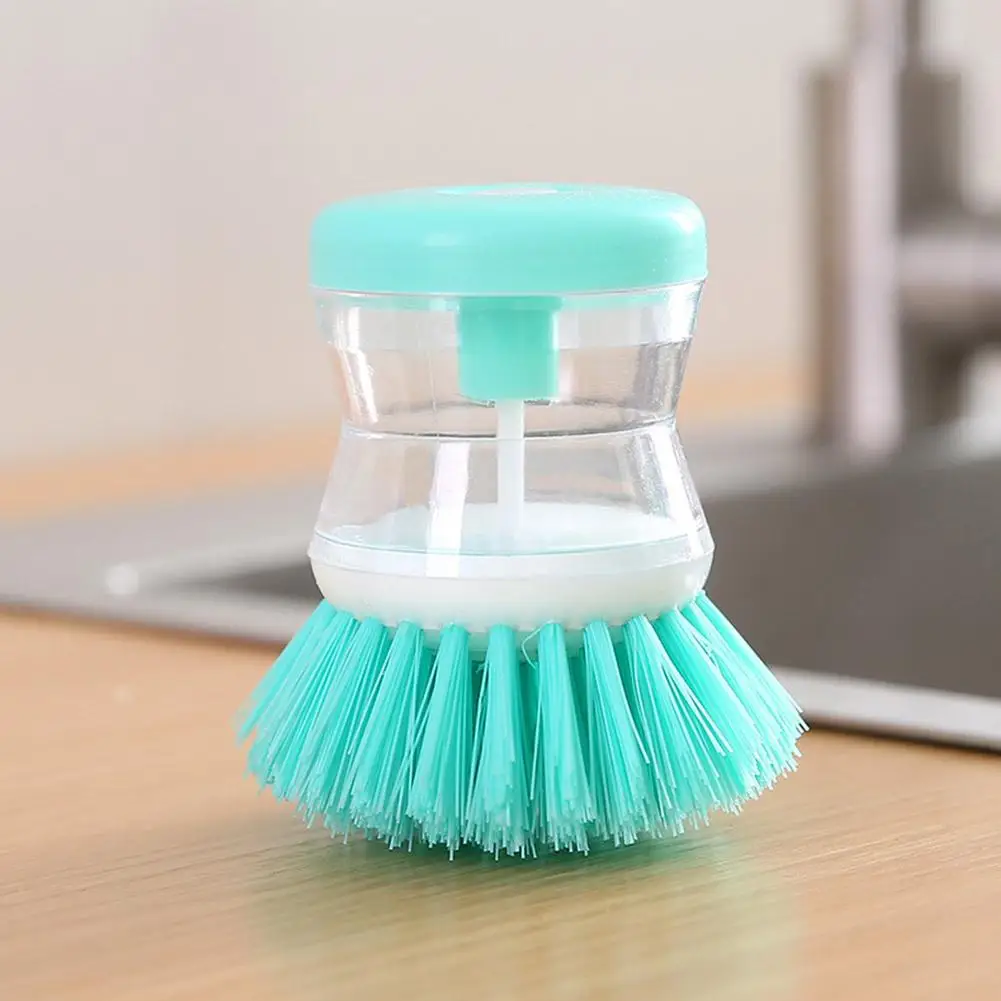 Kitchen Wash Pot Dish Brush Astronaut Washing Utensils Dispenser Automatic Cleaning Soap Accessories With Household Liquid F2Z1