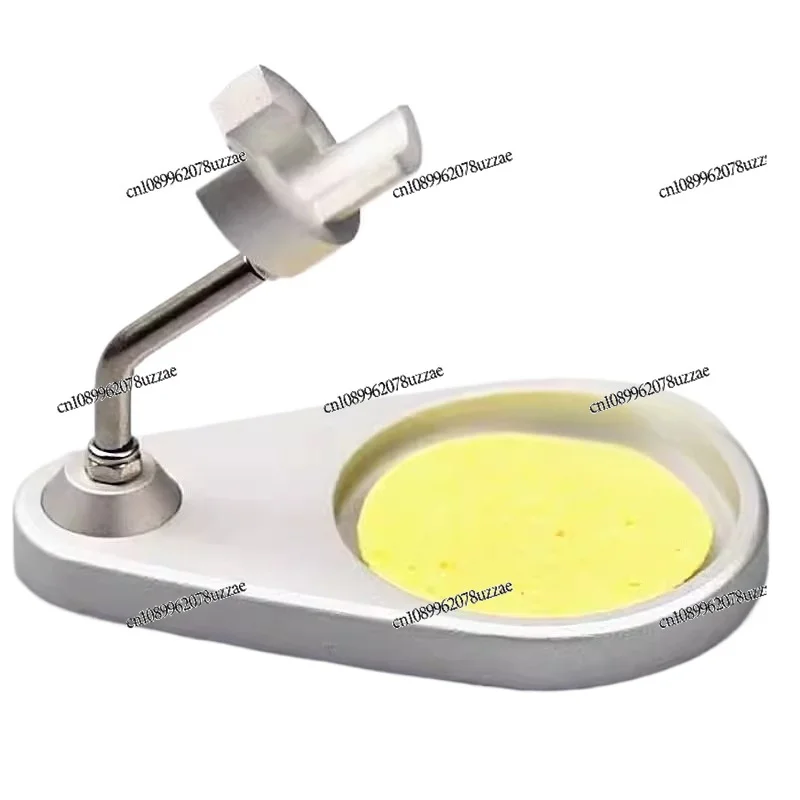 t12-電気はんだごてブラケット金属はんだごてホルダー溶接テーブルベース丸型金属ハンドル特殊ロウはんだごてホルダー