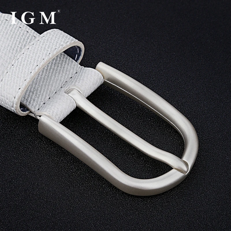 Belt for Womens Ins Style Perforated Canvas Weaving Elastic Versatile Jeans Decorative Belt