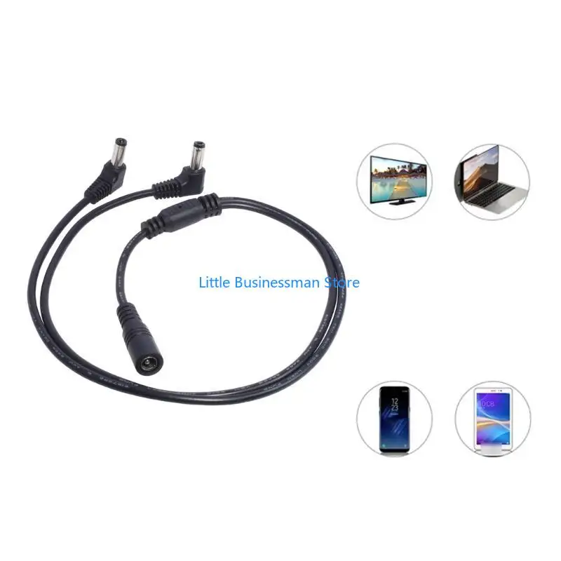 2,1 x 5,5 mm 1 Buchse auf 2 Stecker Power Splitter Steckerkabel für CCTV-Sicherheit M76A – Detail 8