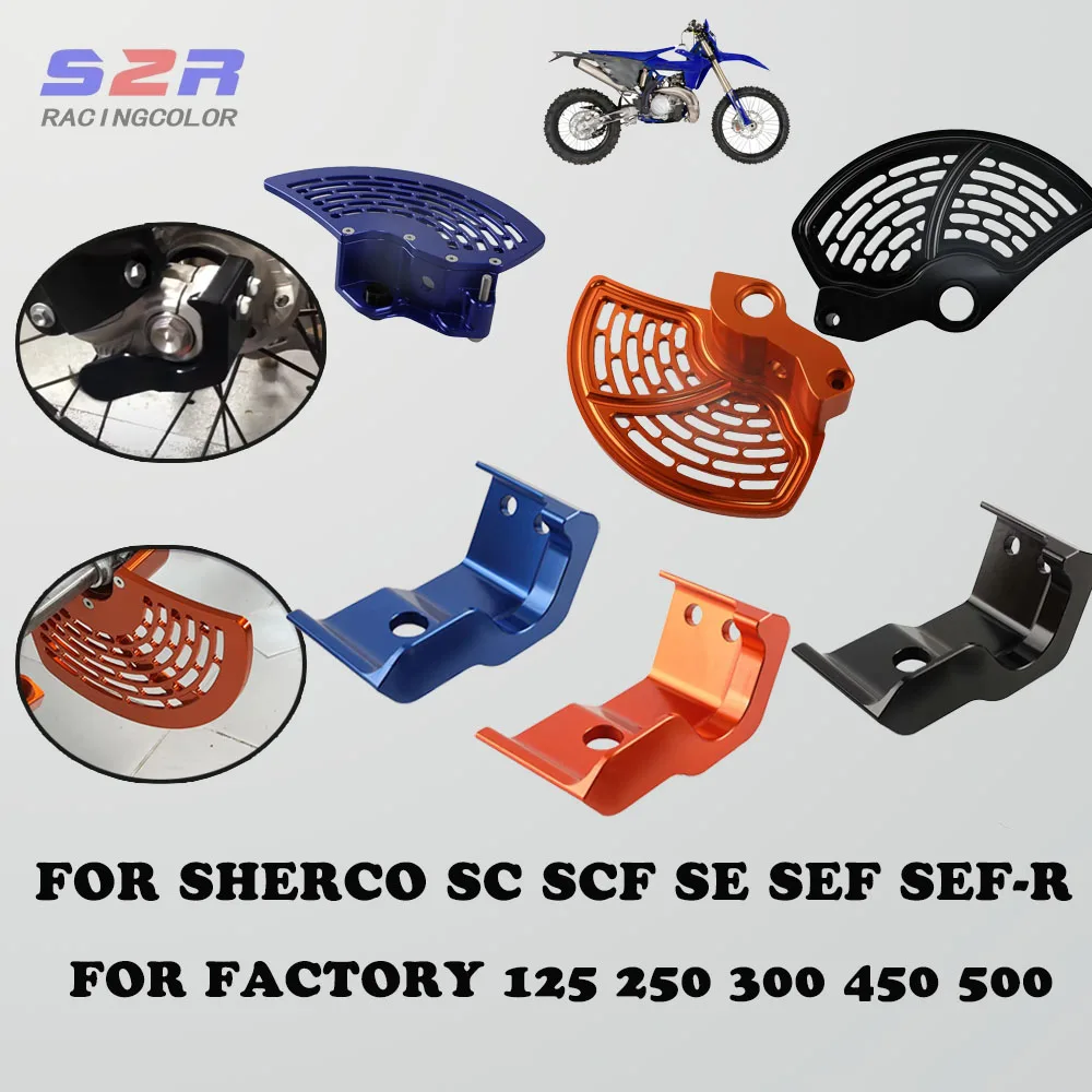 

Accessories Right Front Fork Guard Protector Front Brake Disc Guard For Sherco SC SCF SE SEF SEF-R Factory 125 250 300 450 500