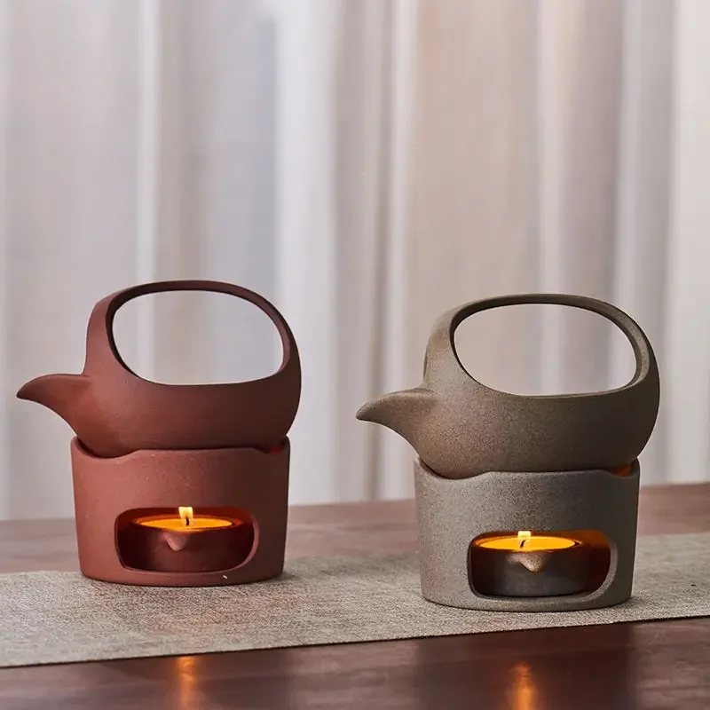 Ceramic tea stove awakening device  ceremony accessories small household aroma enhancer candle roaster