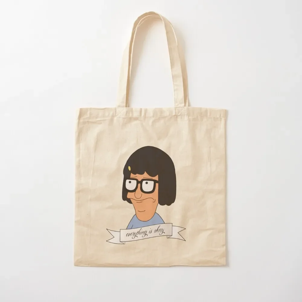 

everything is okay Tote Bag Reusable bags custom tote bag great bag canvas bags