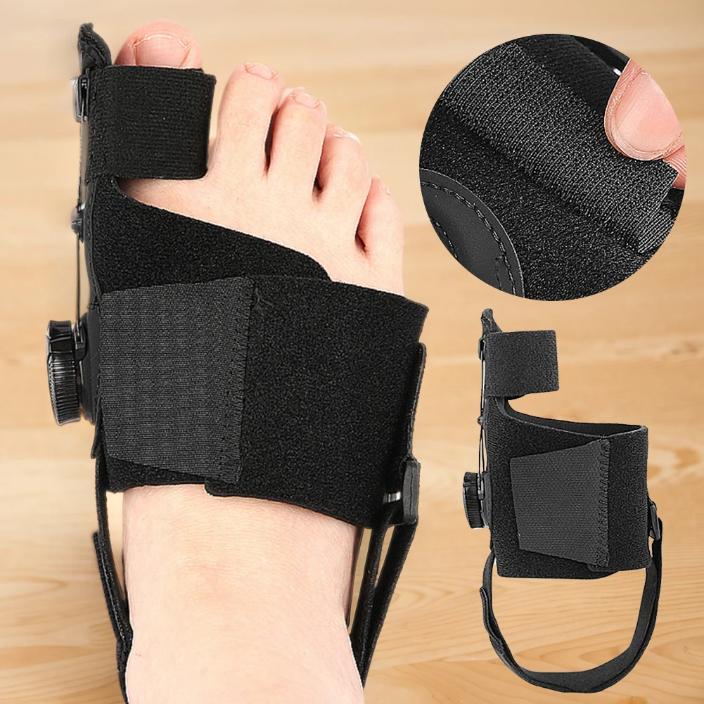 1pc Bunion Corrector Bunion Brace Adjustable Hallux Valgus Orthosis Corrector Stress Relief with Anti Slip Strap for Men Women