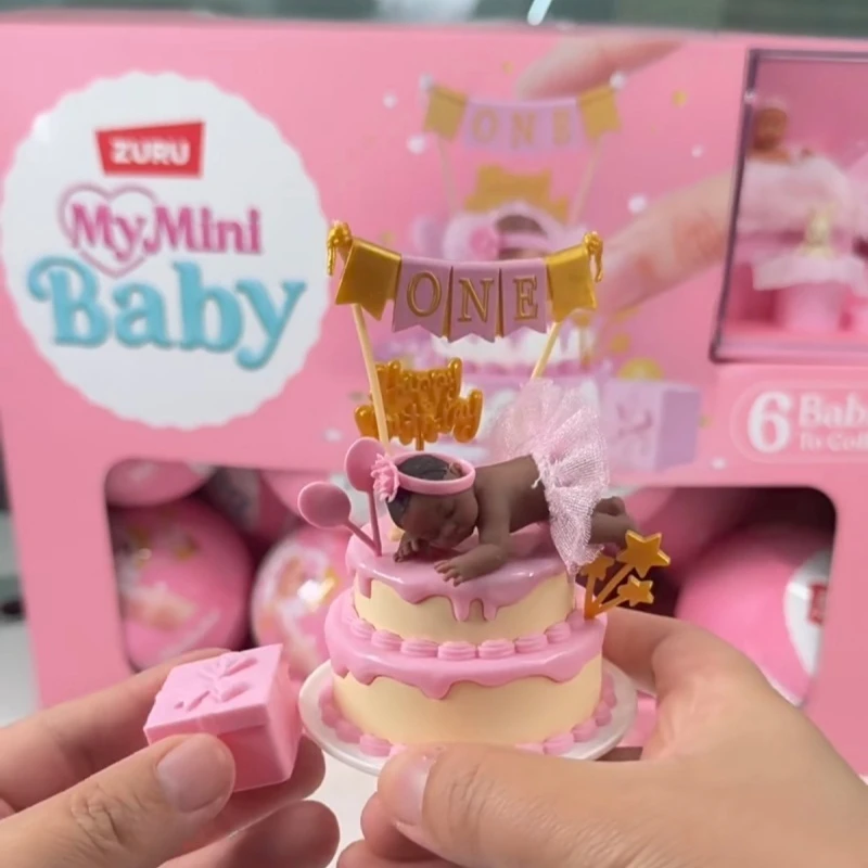 Genuine Zuru My Mini Baby Happy Birthday Special Edition Series Blind Box DIY Baby Anime Figure Mystery Box Collection Toy Gifts