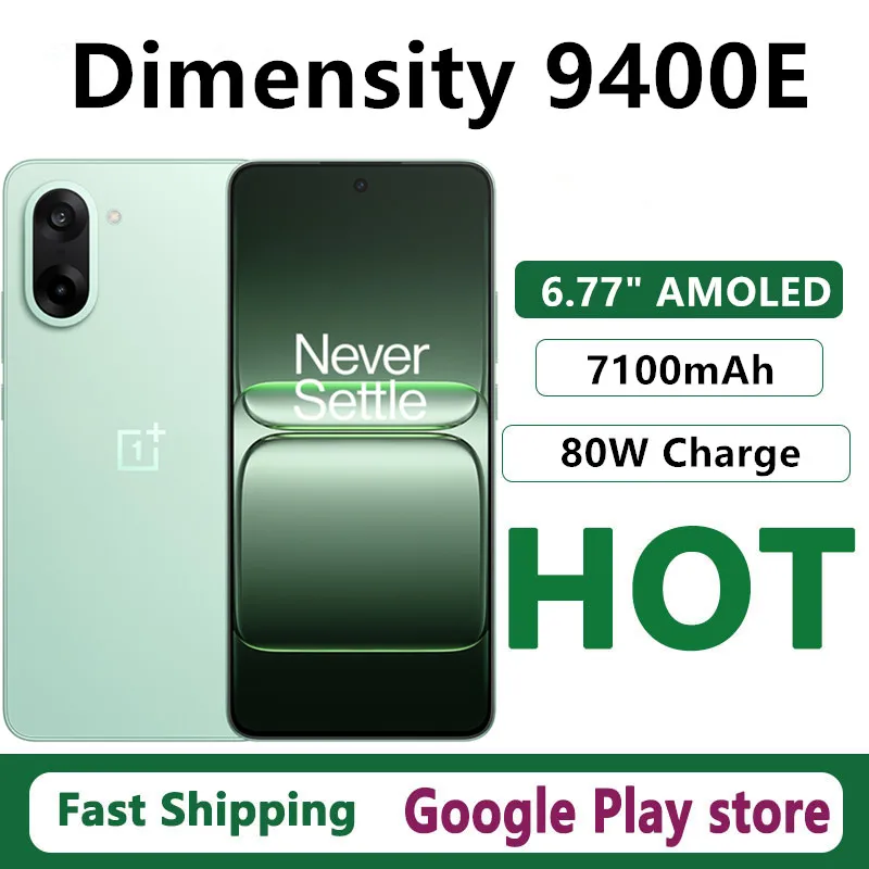 Original Oneplus Ace 5 Racing Edition teléfono móvil 80W carga 7100mAh batería dimensión 9400E 50.0MP cámara 6,77 "AMOLED 144HZ