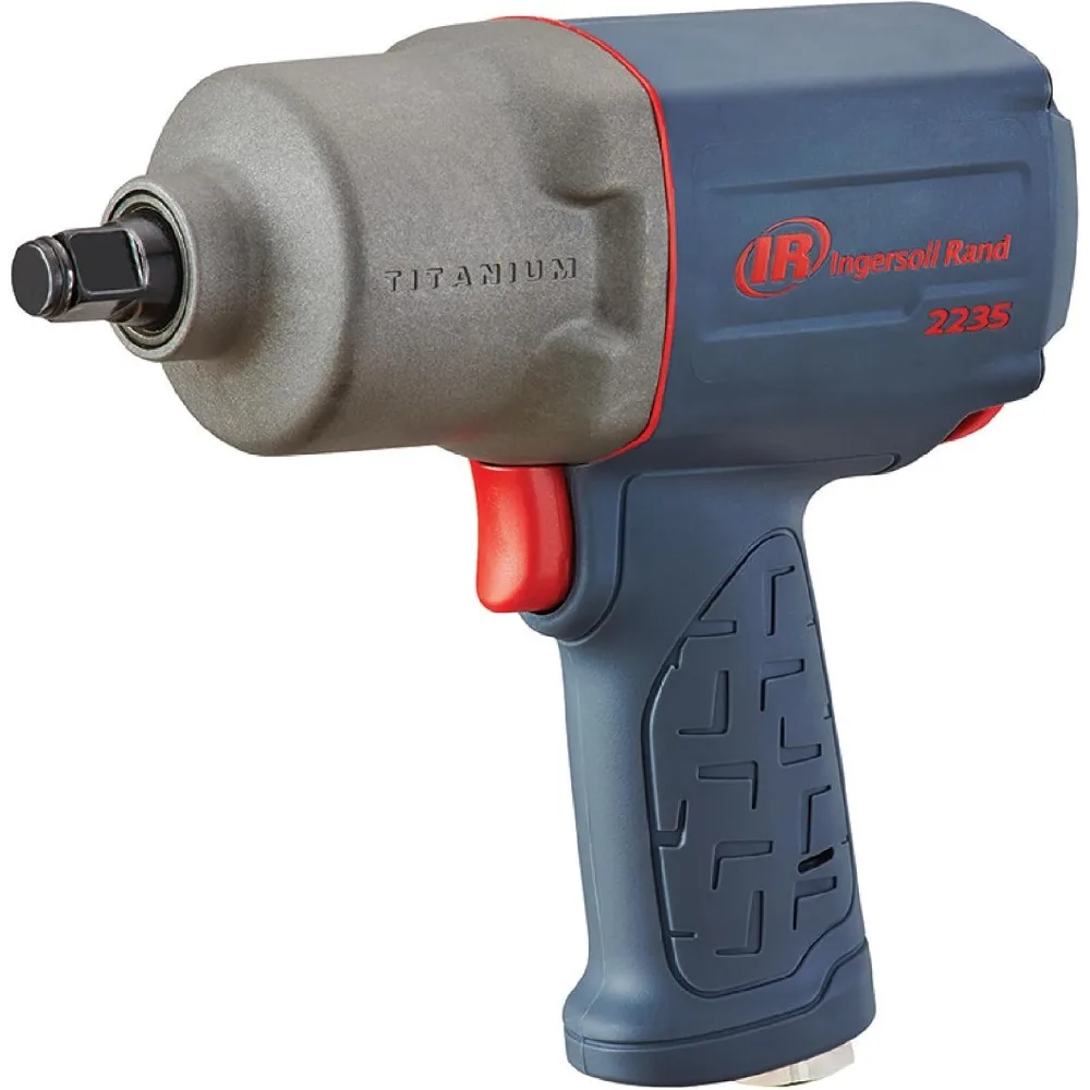 

2235TiMAX 1/2" Air Impact Wrench, 1350 ft-lb Torque, Titanium Hammercase, Friction Ring Retainer, Pistol