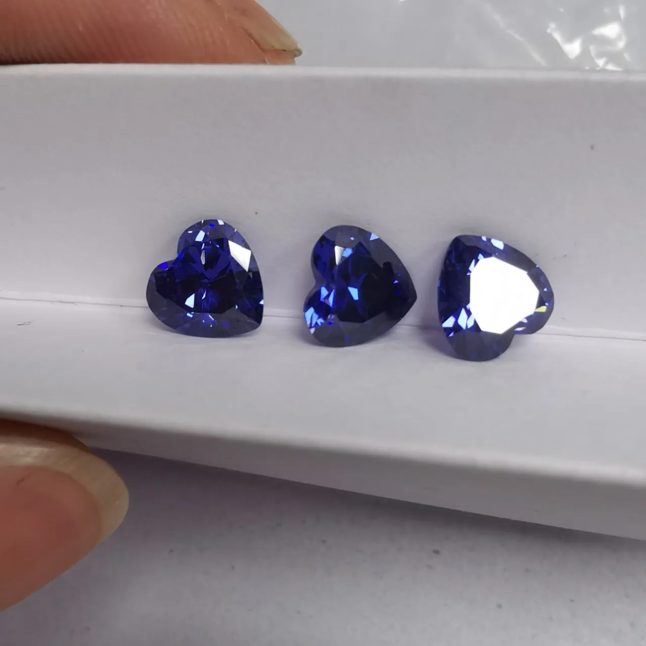 Tanzanite Blue Sapphire Heart Shape AAAA+ 12×12mm 6.0Ct VVS Loose Gemstone For Jewelry Making DIY Gem