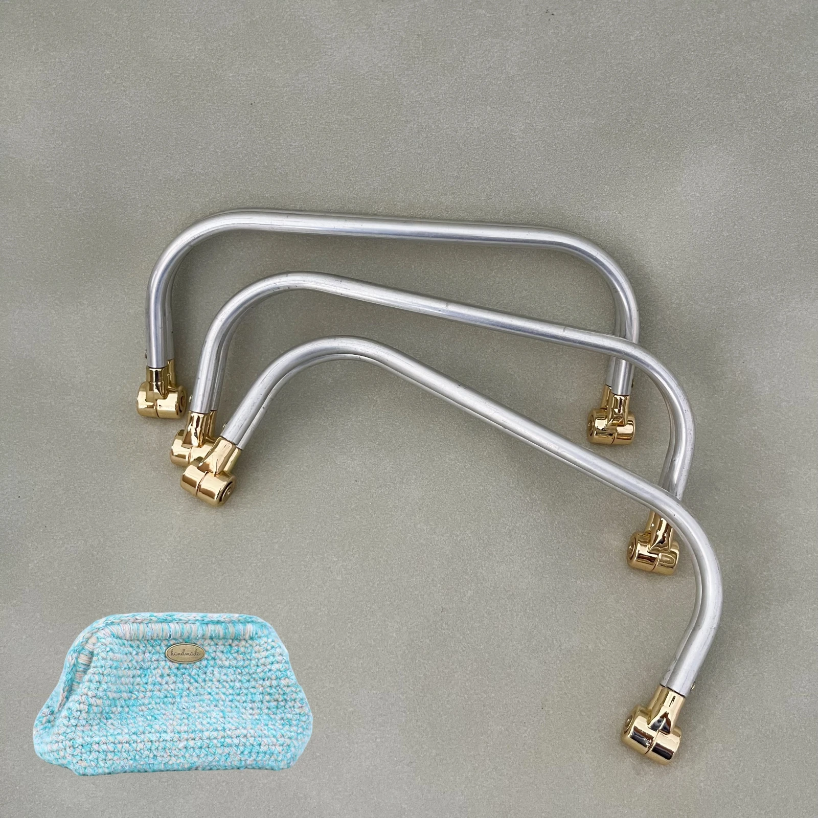 

20.5cm Metal Parts Bag Purse Frame Hardware Clasp With Handle Clutch Bag Frame DIY Handbags Accessories