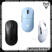 MCHOSE A7 Pro Ultra Mouse PAW3950 Three Mode Wireless Bluetooth 8K Gaming Mouse E-sports Lightweight Mouse Office Custom Gift