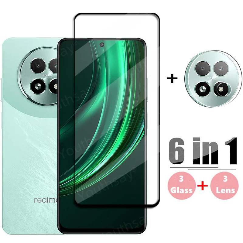 

Full Cover Tempered Glass For Realme 13 5G Screen Glass Realme 13 Screen Protector HD Protective Phone Lens Film For Realme 13