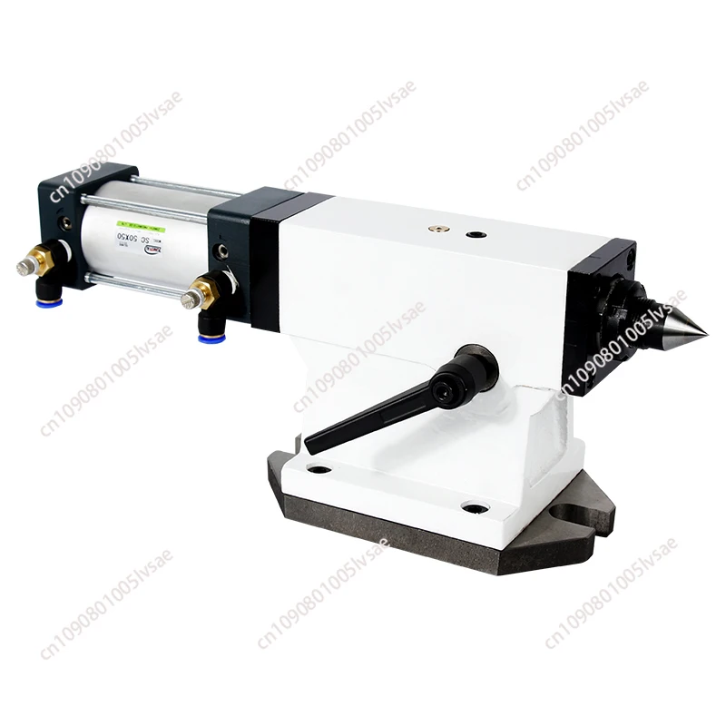 

Pneumatic lathe tailstock machining center four-axis numerical control indexing head thimble machine tool hydraulic automatic